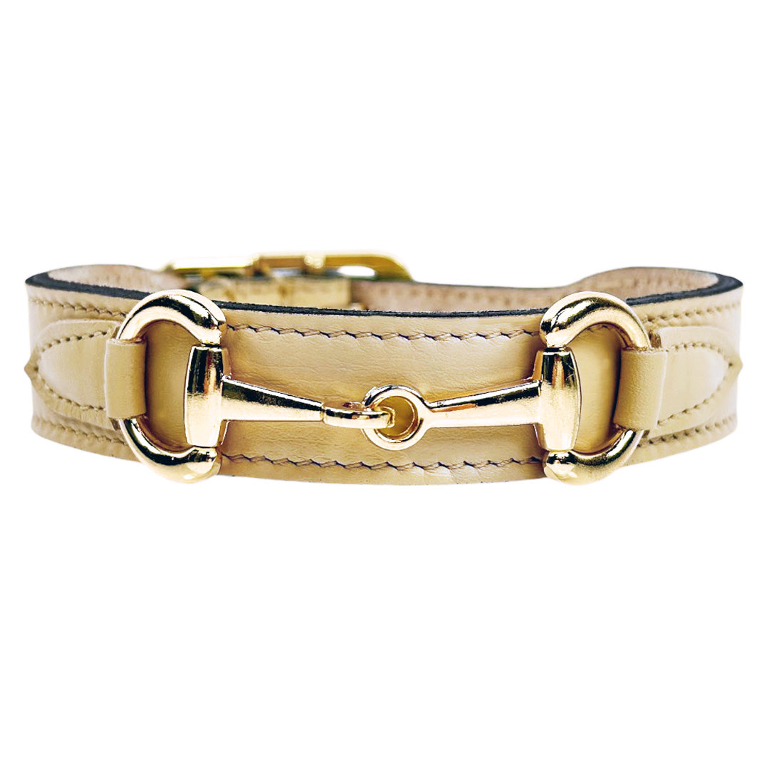 Belmont collection in Vanilla & Gold Нашийник Hartman & Rose Luxury