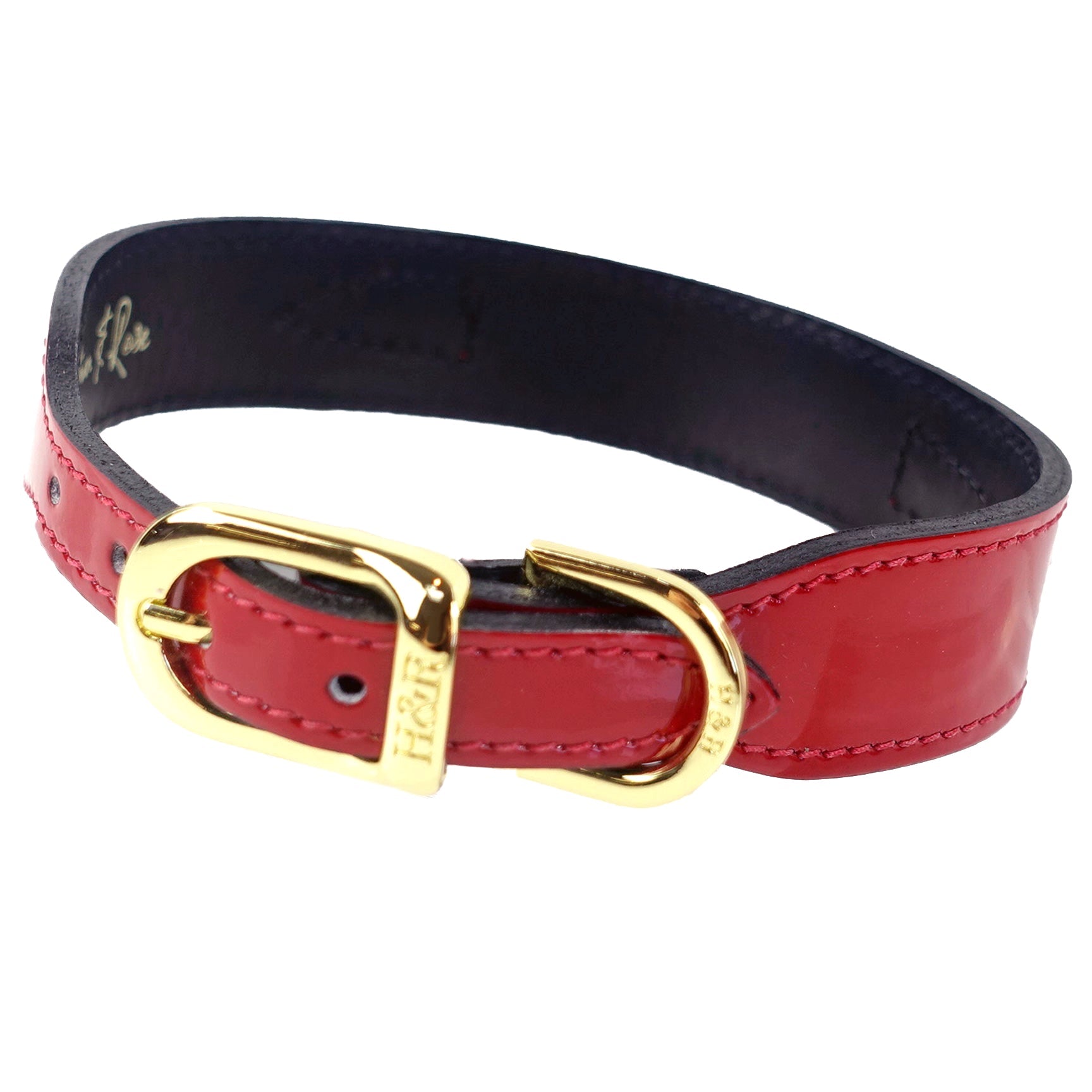 Holiday collection in Red
Patent & Nickel Нашийник Hartman & Rose luxury