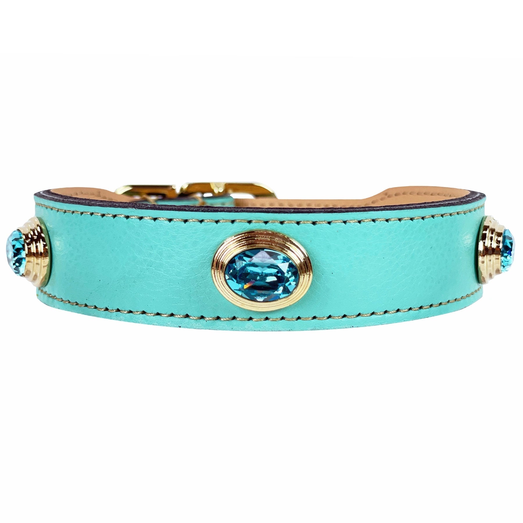 Royal collection in Turquoise & Gold Нашийник Hartman & Rose luxury
