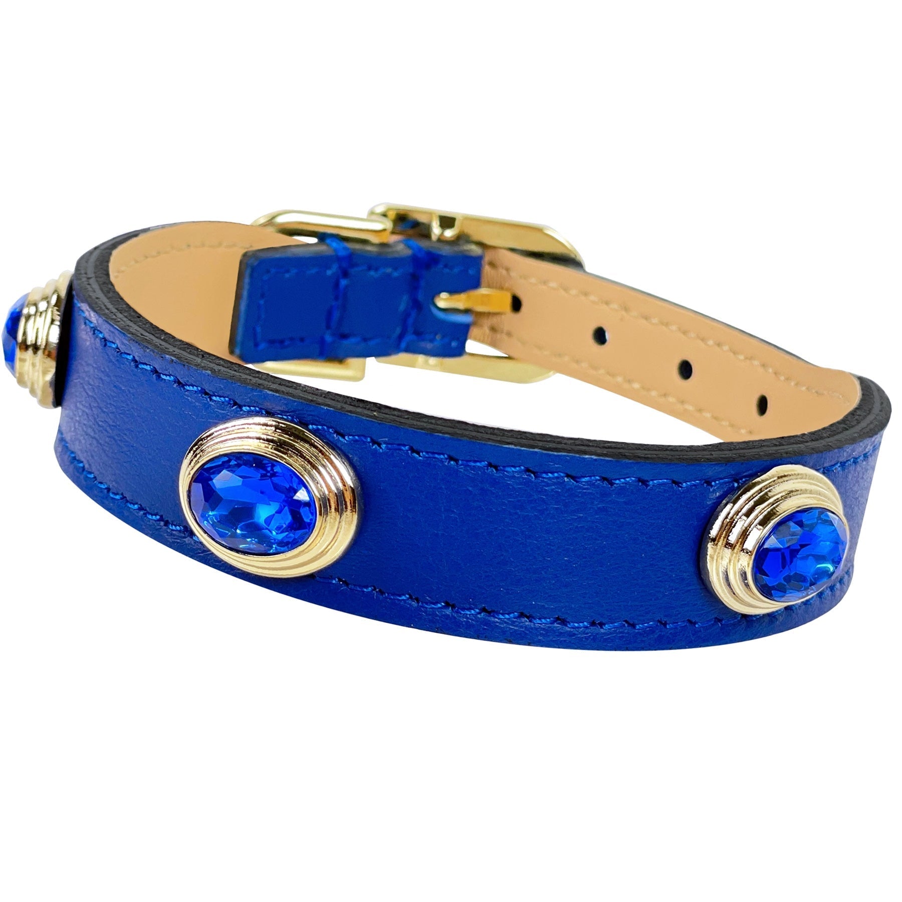 Royal collection in Cobalt Blue & Gold Нашийник Hartman & Rose luxury