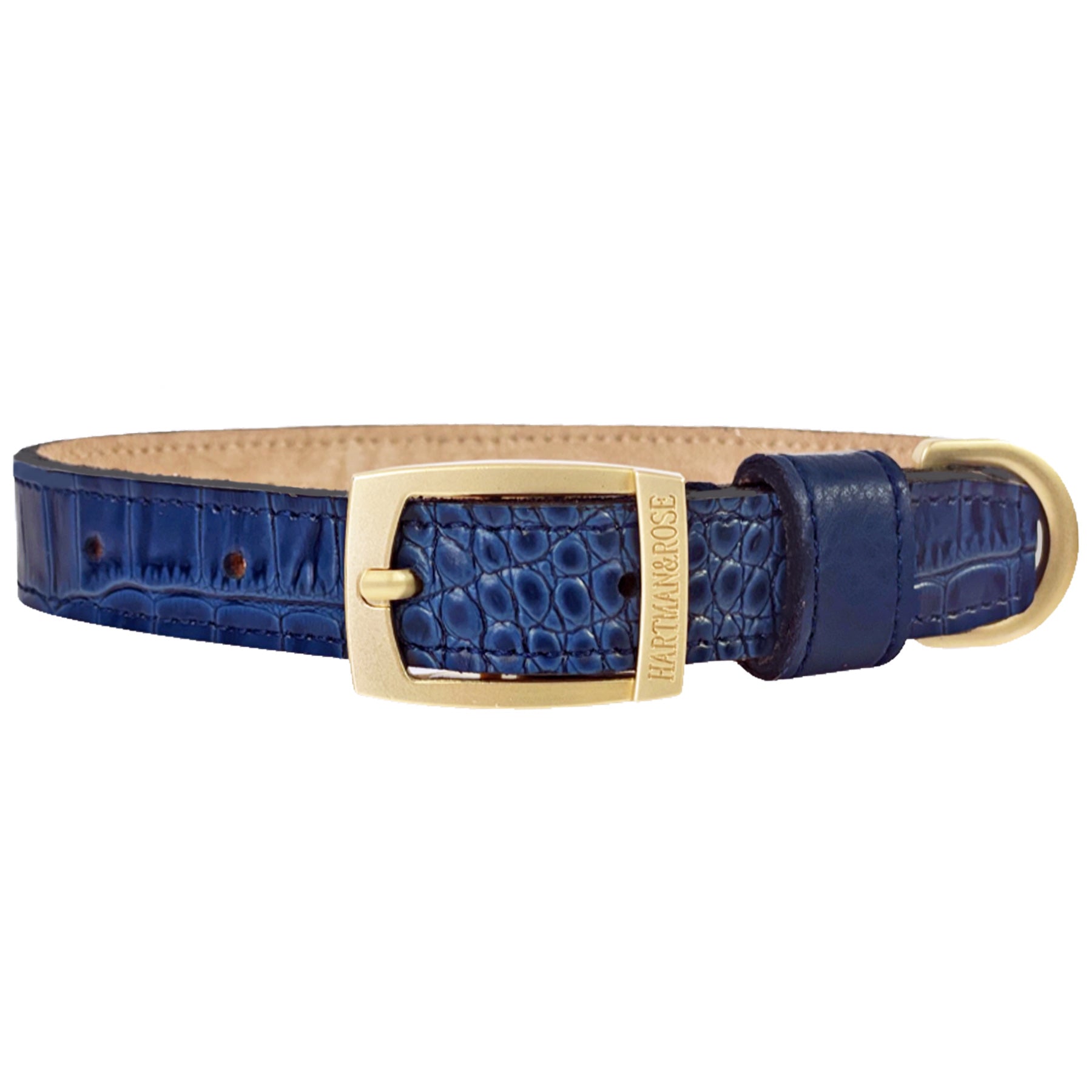 Cayman collection in Navy Blue Нашийник Hartman & Rose luxury