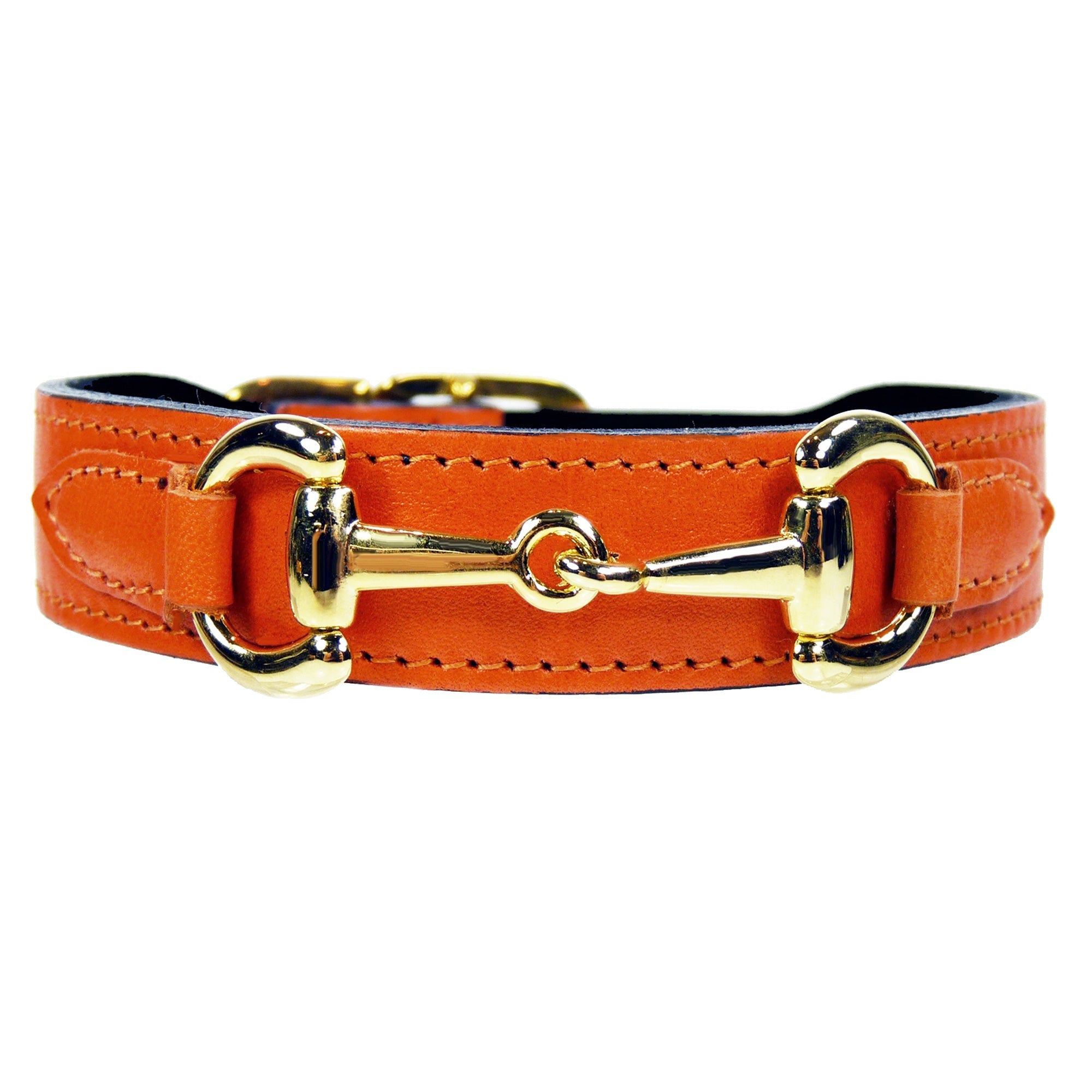 Belmont collection in Tangerine & Gold Нашийник Hartman & Rose Luxury