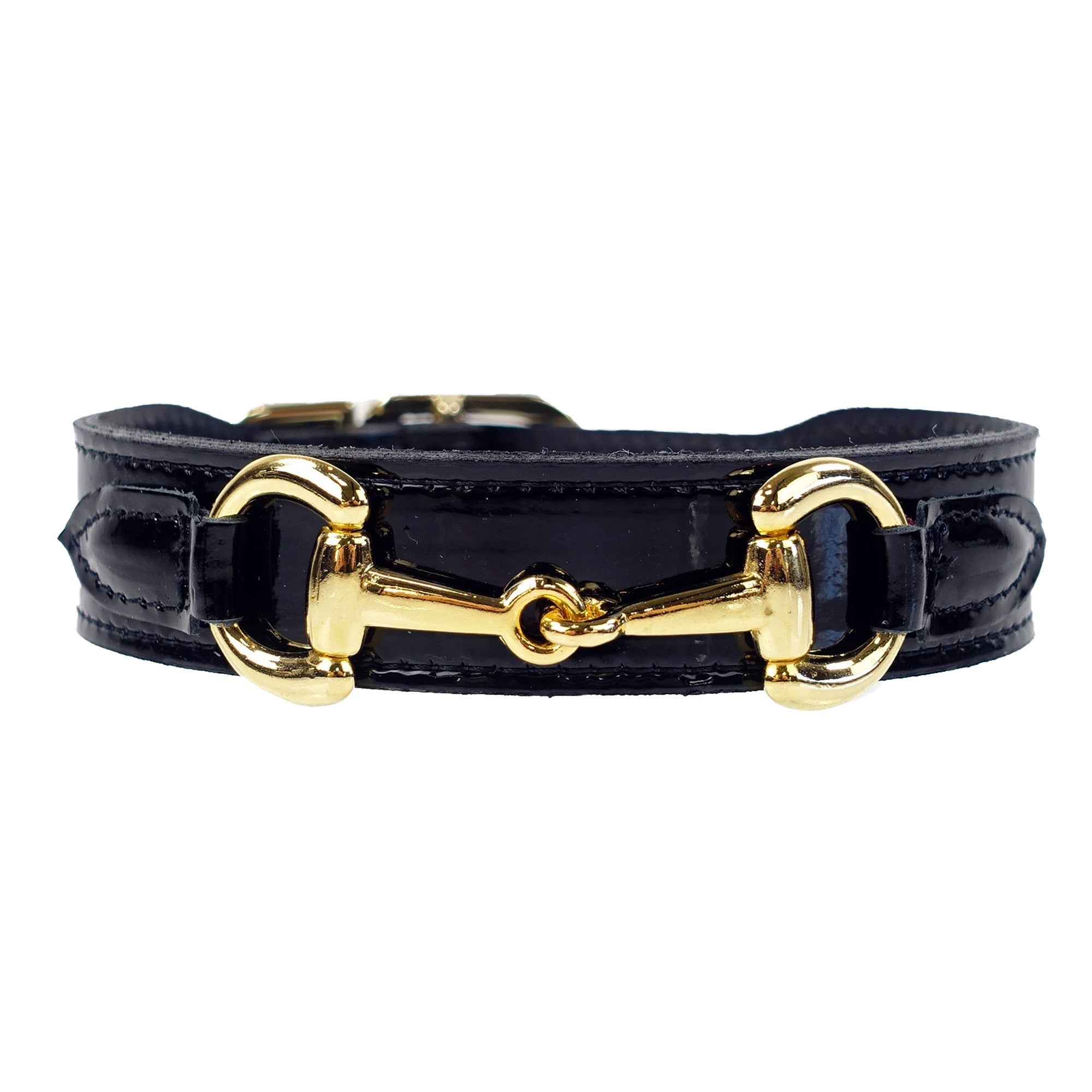Belmont collection in Black & Gold Нашийник Hartman & Rose luxury