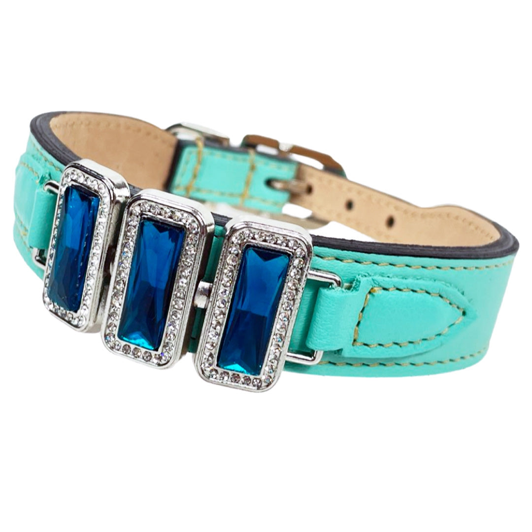Imperial collection in Turquoise, Blue Zircon & Nickel Нашийник Hartman & Rose luxury