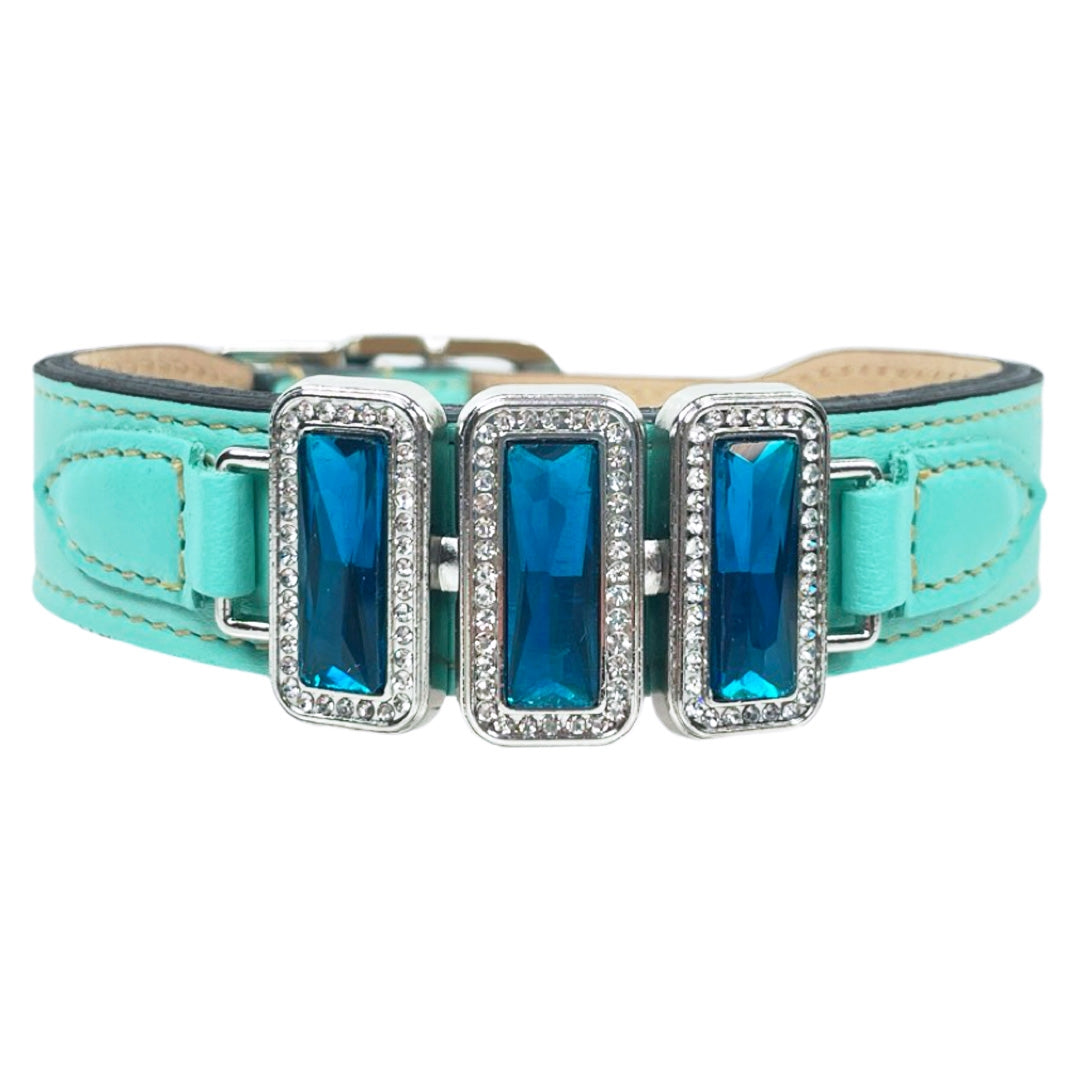 Imperial collection in Turquoise, Blue Zircon & Nickel Нашийник Hartman & Rose luxury