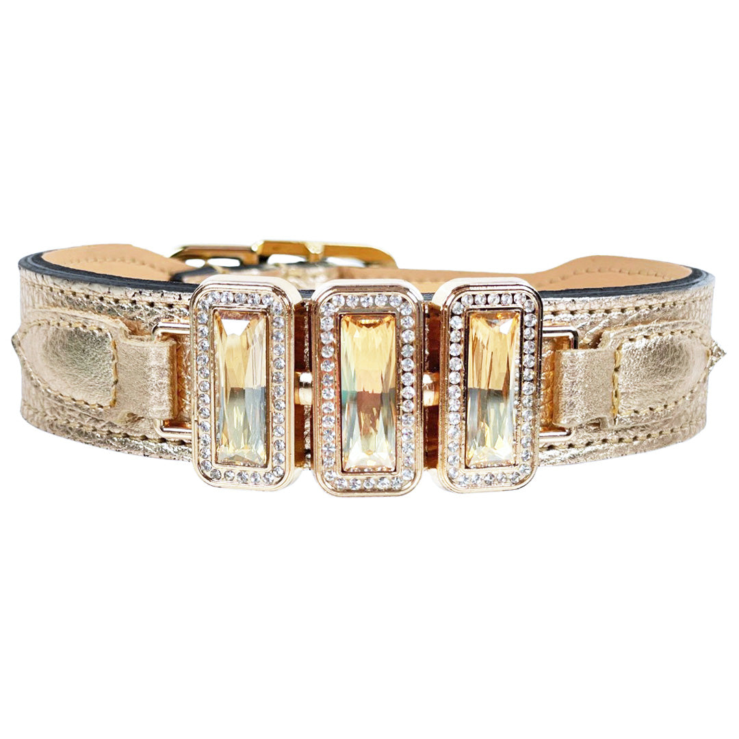 Imperial collection Metallic Gold, Golden Shadow & Gold Нашийник Hartman & Rose luxury