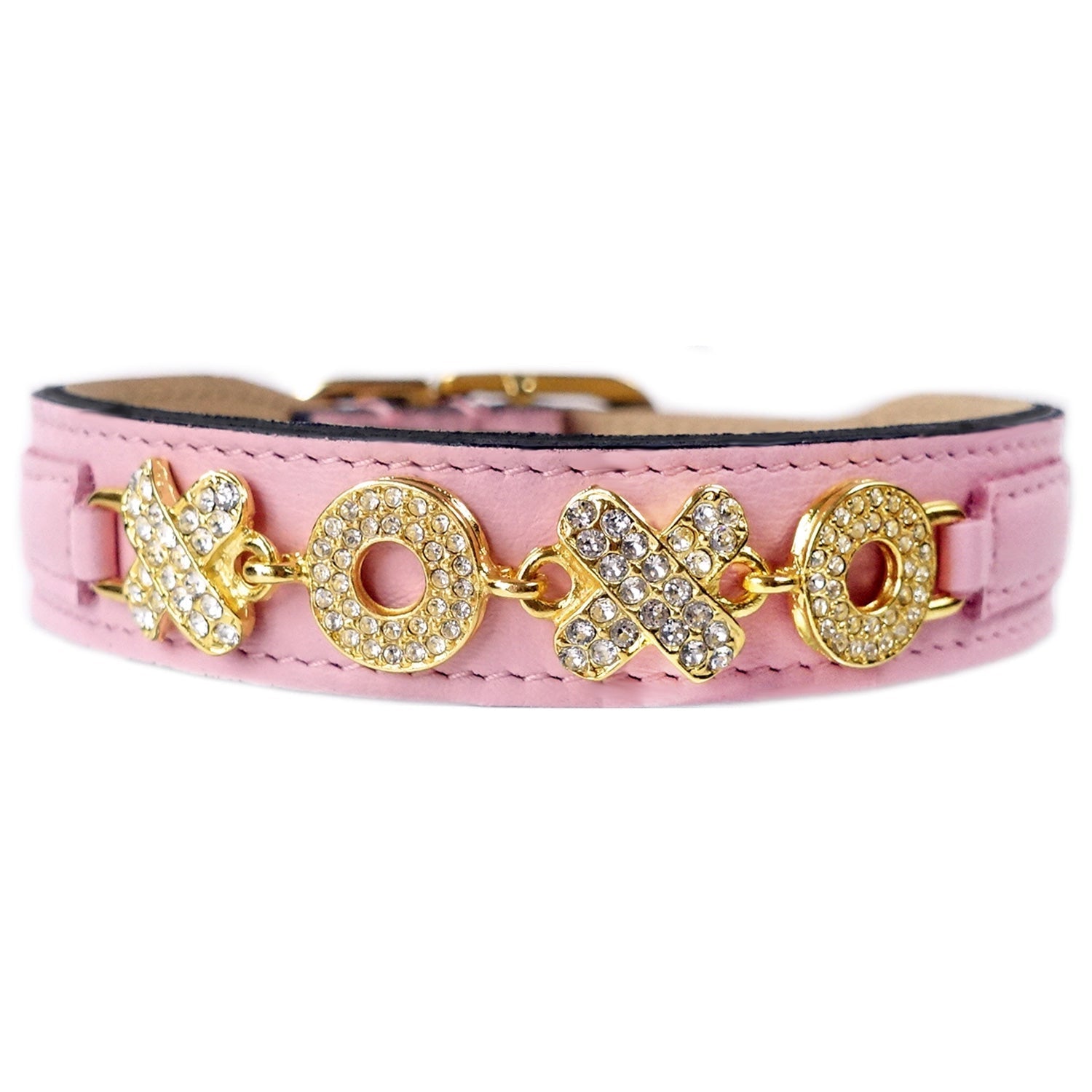 Hugs & Kisses” collection in Sweet Pink & Gold Нашийник Hartman & Rose luxury