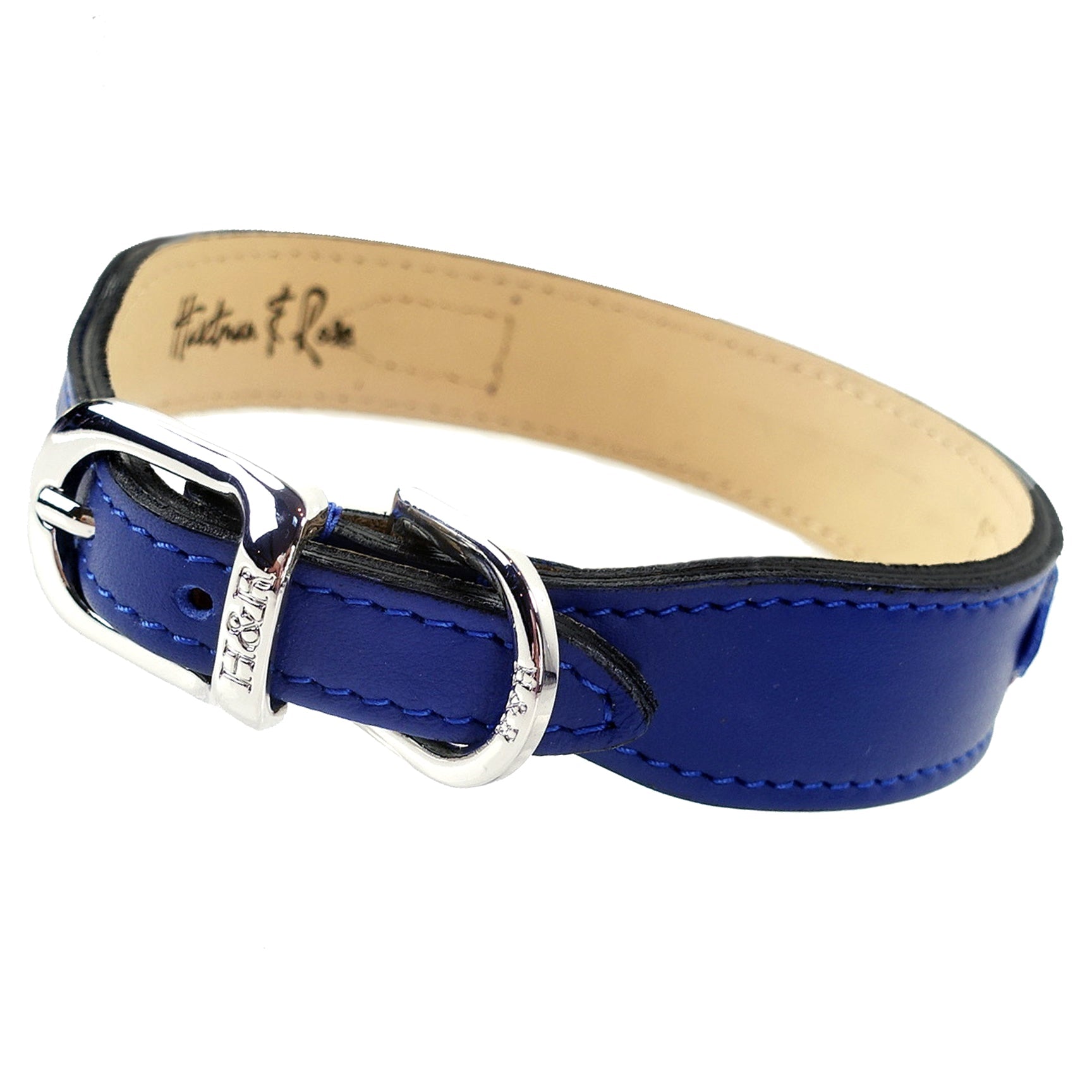 Hartman collection in Cobalt Blue & Nickel Нашийник Hartman & Rose luxury