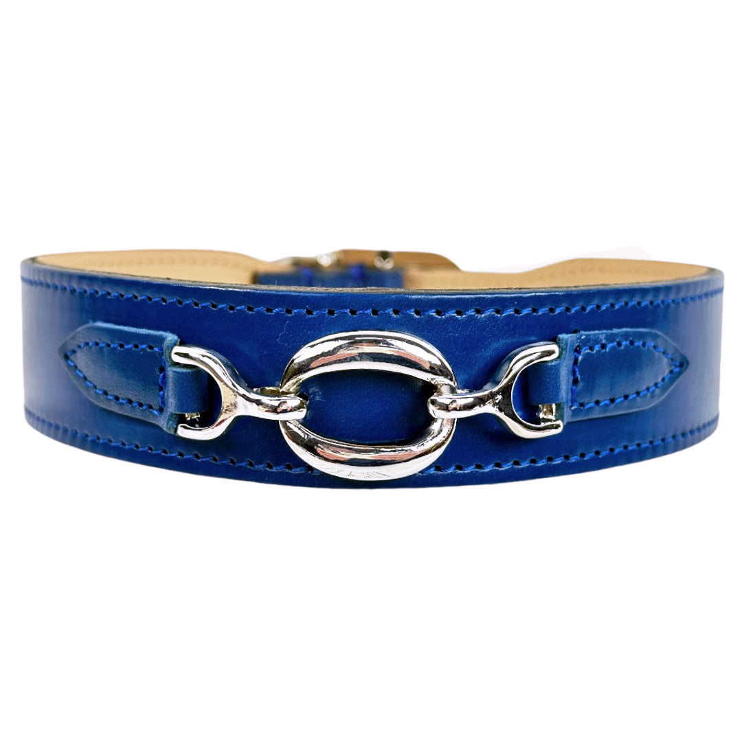 Hartman collection in Cobalt Blue & Nickel Нашийник Hartman & Rose luxury